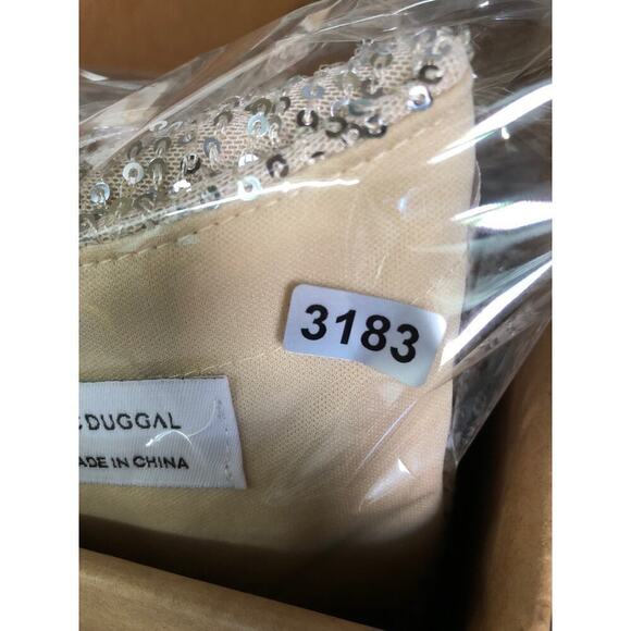 Ieena for Mac Duggal Dress Sequined Long Sleeve Evening Gown Maxi  NWT 12 - Picture 14 of 14